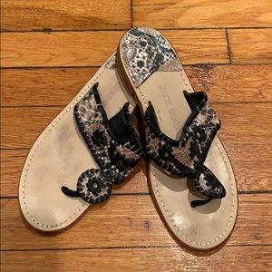 Jack Rogers Snakeskin Sandal